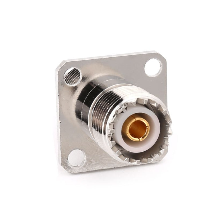 UHF SO239 Female To Female with Panel Mount RF Connector Adapter UHF SO239 Female To Female with Panel Mount RF Connector Adapter